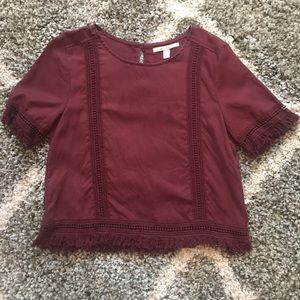 🍒🍒BURGUNDY MID-LENGTH TOP🍒🍒
